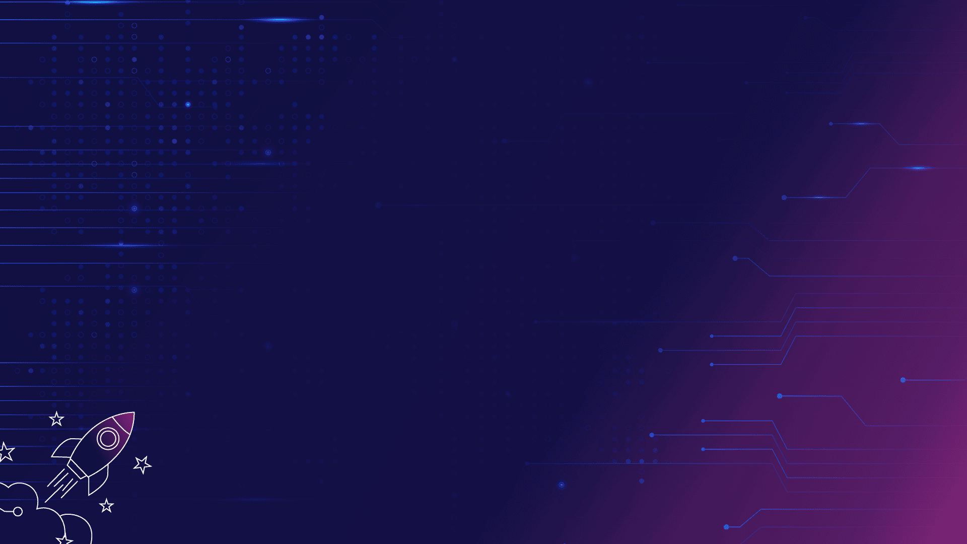 Background Foguete Digital